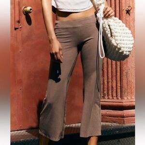 Free People hot shot crop flare pants